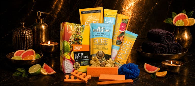 Tropical Citrus 11-Step Pedicure Treatment Kit