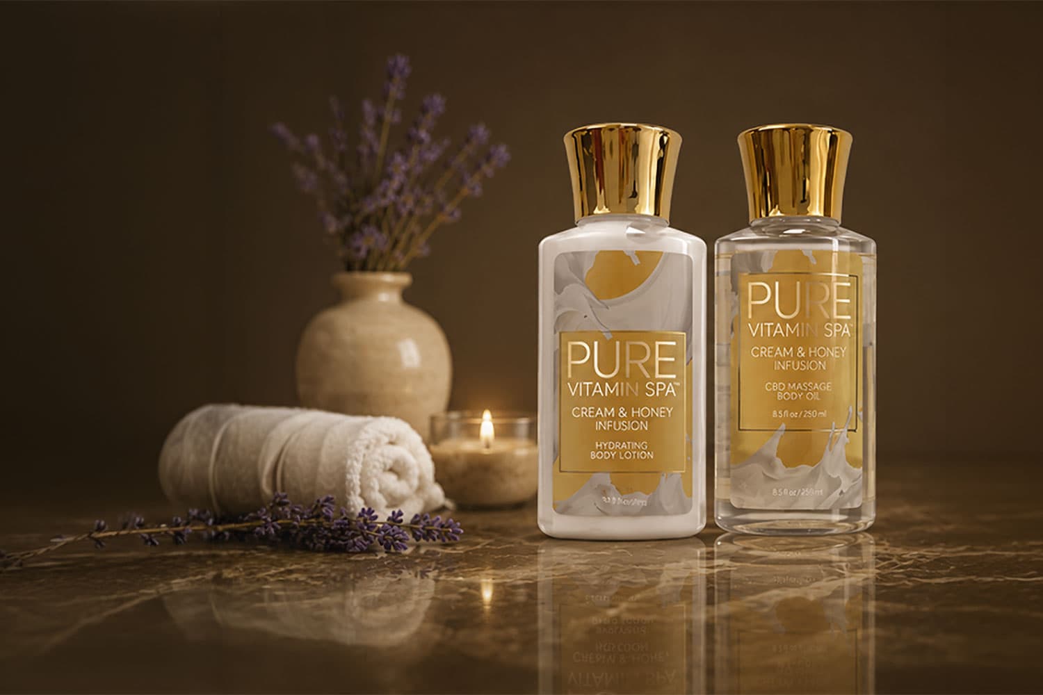 Pure Vitamin Spa Massage Duo fragrance collection