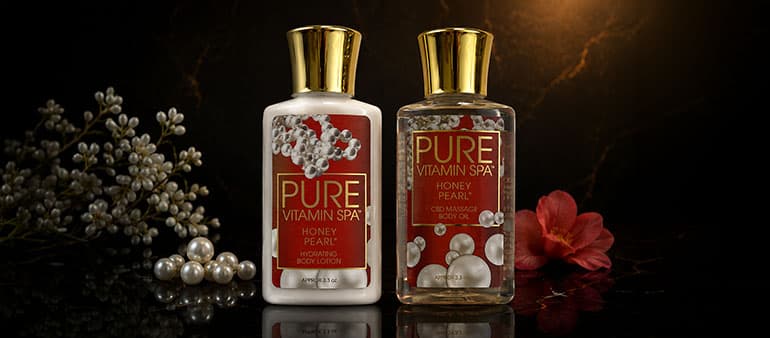 Honey Pearl® Massage Duo body oil and lotion fragrance